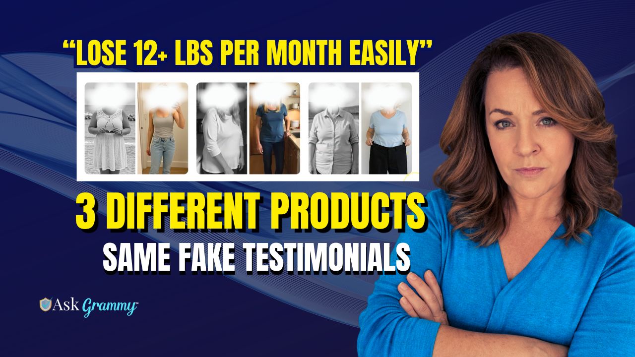 3 before and after photos depicting weight loss success stories