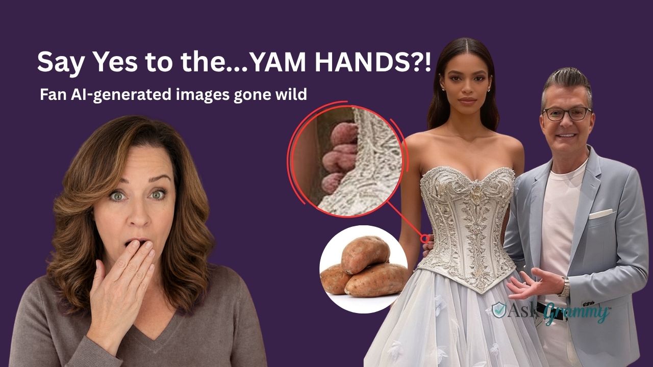 Randy Fenoli in AI-generated image with misshapen hands