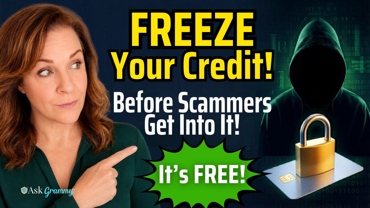 Freeze Your Credit Before Scammers Get Into It!
